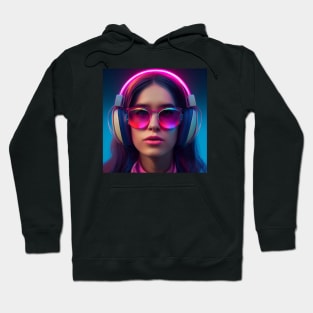 Synthwave Girl Hoodie